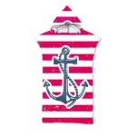 poncho surf rayures