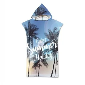 poncho surf vacances d'été