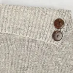poncho tendance à boutons