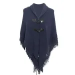 poncho tendance frange