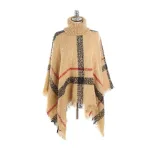 poncho tendance col roulé
