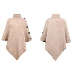 poncho tendance col roulé