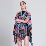 poncho tendance femme
