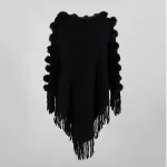 poncho en laine pour femme