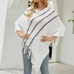 poncho en laine pour femmes
