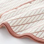 poncho bébé doux marron blanc