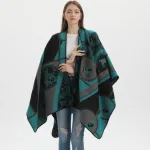 poncho chaud pour femmes