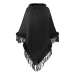 poncho en tissu épais hiver