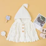 poncho tricot bébé