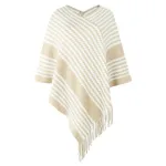 poncho tricoté pour l'hiver