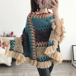 poncho vêtement femme