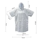poncho imperméable wavy ocean