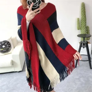 ponchos capes femme en laine