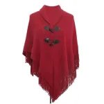 poncho pull frange