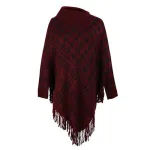 vêtement poncho col montant