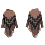 pull poncho style décontracté