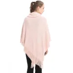 poncho boho avec franges