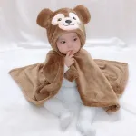 cape de bain en forme d'ours pour bébé