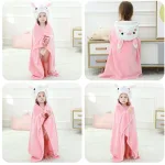 serviette de bain pour bébé lapin