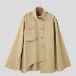 trench cape homme en coton