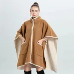 veste poncho confortable
