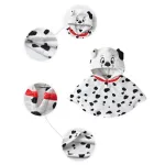poncho dalmatien pour bébé