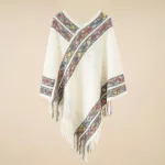poncho en laine des pyrénées pour femme
