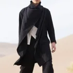 poncho noir pour homme été