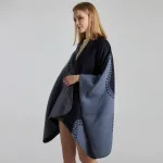 vêtement poncho doux pour femme