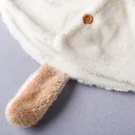 poncho douillet bébé avec capuche