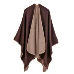vêtement hiver femme poncho chic