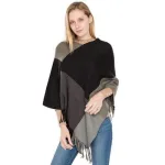 poncho en laine pour femme