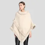poncho hivernal pour femme