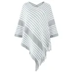 poncho en laine pour l'hiver