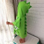 poncho de bain animal dinosaure