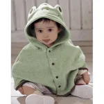 poncho bébé coton pratique et stylé