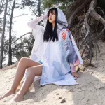 poncho de surf pour femme