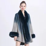cape mode en fourrure pour femme
