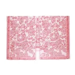 poncho élégant femme en cachemire fleuri