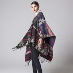 poncho femme élégant