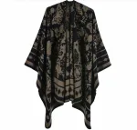 poncho femme tendance papillon