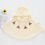 vêtement enfant poncho fraises