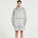 poncho polaire pour homme