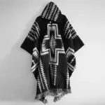 poncho motif pour homme