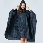 poncho carreaux pour les jours de pluie