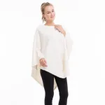 poncho confortable en polaire pour femme