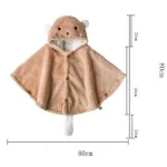 poncho polaire bébé design