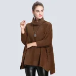 pull col roulé femme