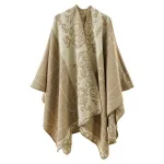 vêtement poncho coton motifs