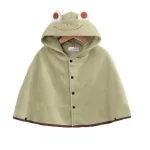 poncho bébé doux en coton